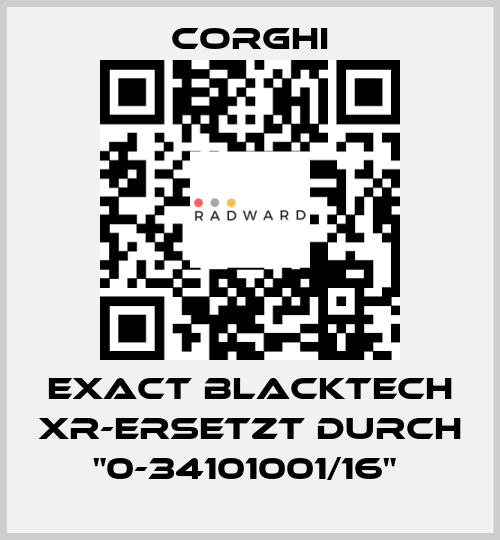 EXACT BLACKTECH XR-Ersetzt durch "0-34101001/16"  Corghi