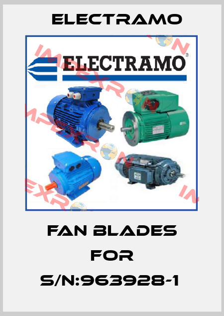 fan blades for S/N:963928-1  Electramo