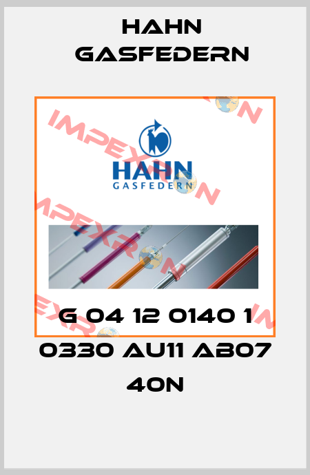 G 04 12 0140 1 0330 AU11 AB07 40N Hahn Gasfedern