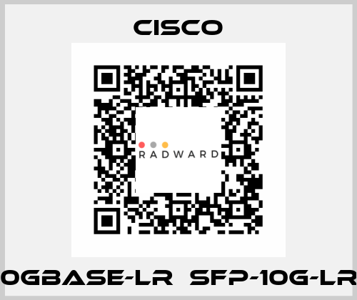 10GBASE-LR  SFP-10G-LR  Cisco