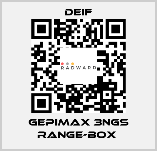 GEPIMAX 3NGS RANGE-BOX  Deif