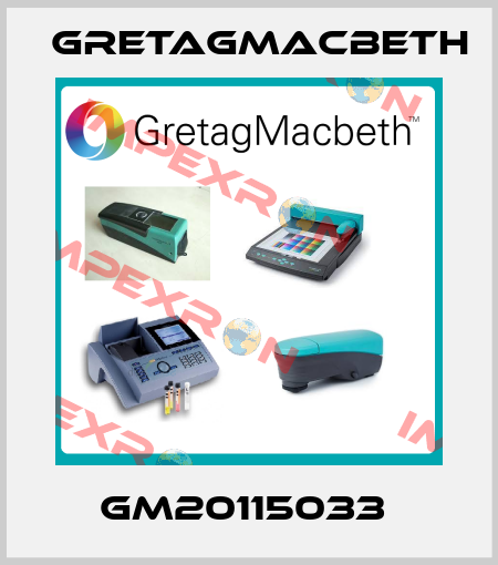 GM20115033  GretagMacbeth