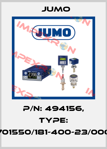 p/n: 494156, Type: 701550/181-400-23/000 Jumo