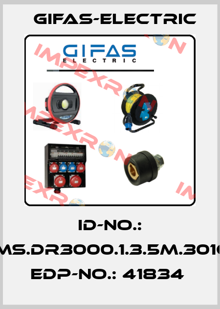 ID-NO.: 79.MS.DR3000.1.3.5M.301656  EDP-NO.: 41834  Gifas-Electric