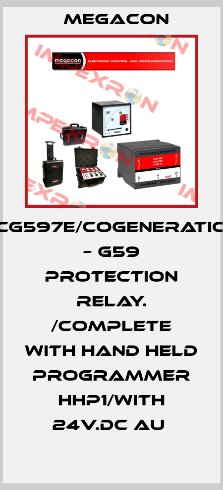 KCG597E/COGENERATION – G59 PROTECTION RELAY. /COMPLETE WITH HAND HELD PROGRAMMER HHP1/WITH 24V.DC AU  Megacon