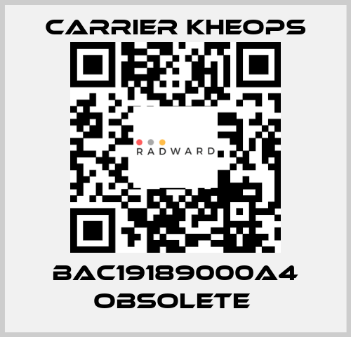 BAC19189000A4 obsolete  Carrier Kheops