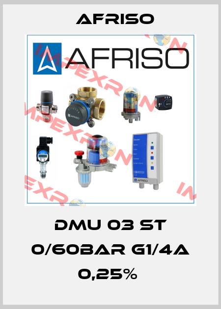 DMU 03 ST 0/60bar G1/4A 0,25%  Afriso