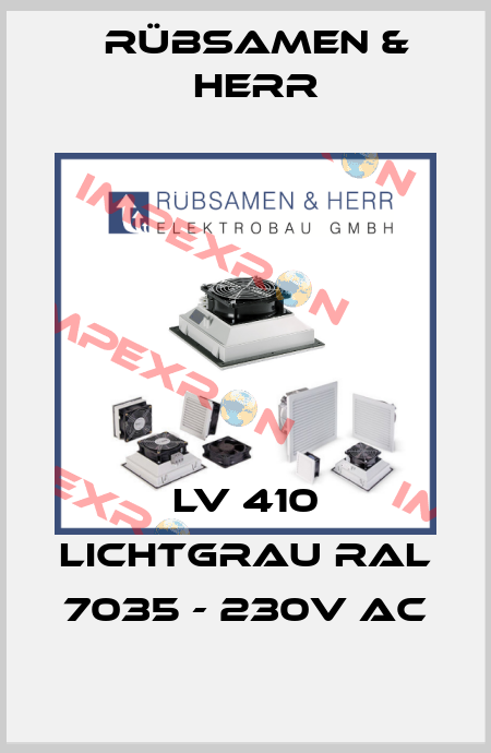 LV 410 Lichtgrau RAL 7035 - 230V AC Rübsamen & Herr