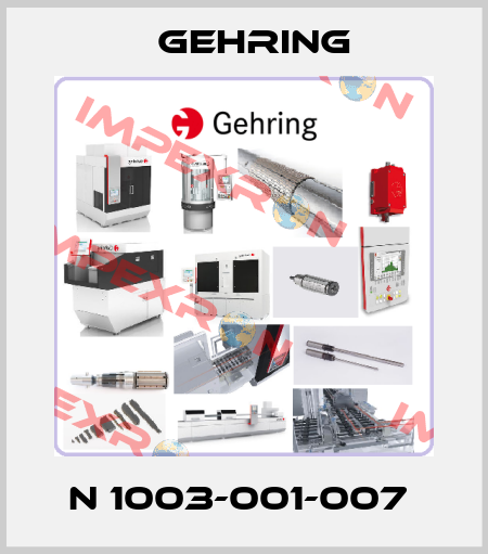 N 1003-001-007  Gehring