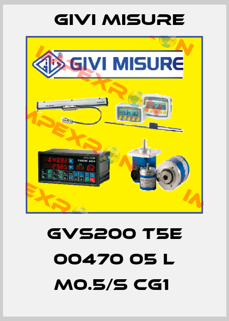 GVS200 T5E 00470 05 L M0.5/S CG1  Givi Misure