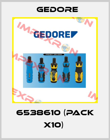 6538610 (pack x10)  Gedore