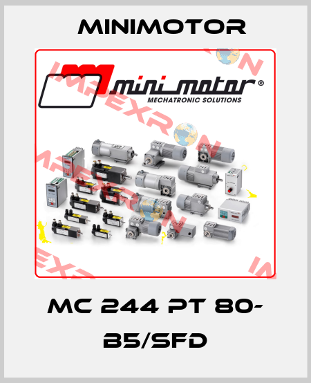 MC 244 PT 80- B5/SFD Minimotor