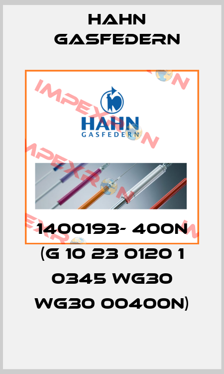 1400193- 400N (G 10 23 0120 1 0345 WG30 WG30 00400N) Hahn Gasfedern