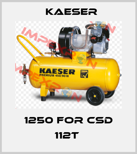 1250 for CSD 112T  Kaeser