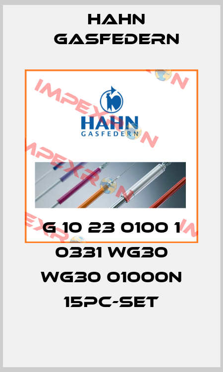 G 10 23 0100 1 0331 WG30 WG30 01000N 15pc-set Hahn Gasfedern