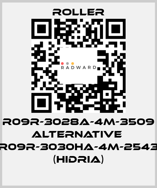 R09R-3028A-4M-3509 alternative  R09R-3030HA-4M-2543 (Hidria) Roller