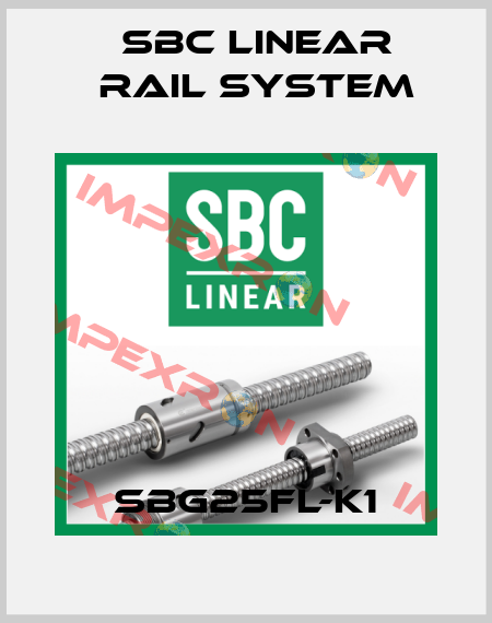 SBG25FL-K1 SBC Linear Rail System