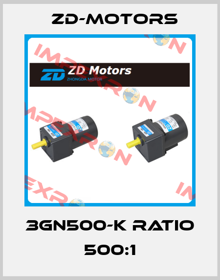 3GN500-K Ratio 500:1 ZD-Motors