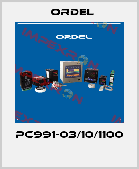 PC991-03/10/1100  Ordel