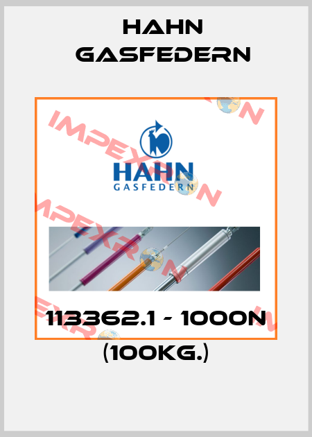 113362.1 - 1000N (100kg.) Hahn Gasfedern
