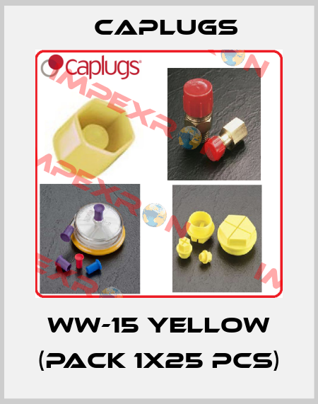 WW-15 Yellow (pack 1x25 pcs) CAPLUGS