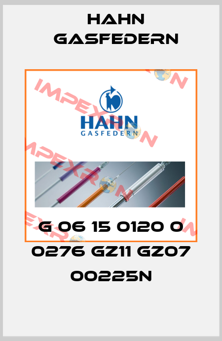 G 06 15 0120 0 0276 GZ11 GZ07 00225N Hahn Gasfedern