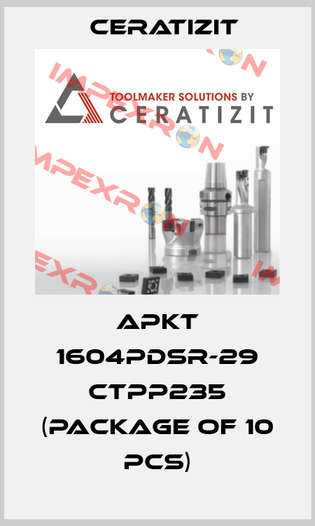 APKT 1604PDSR-29 CTPP235 (package of 10 pcs) Ceratizit