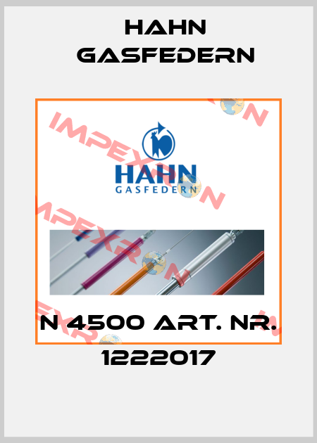 N 4500 Art. Nr. 1222017 Hahn Gasfedern