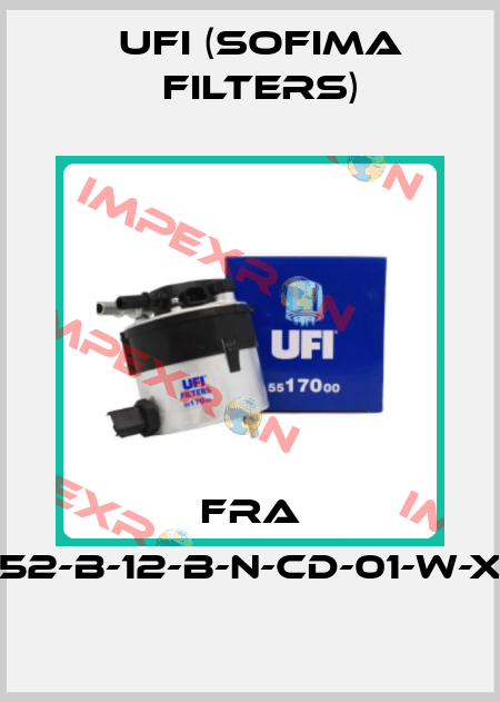 FRA 52-B-12-B-N-CD-01-W-X Ufi (SOFIMA FILTERS)