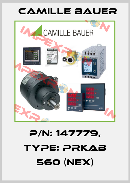 P/N: 147779, Type: PRKAB 560 (Nex) Camille Bauer