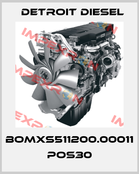 BOMXS511200.00011 POS30 Detroit Diesel