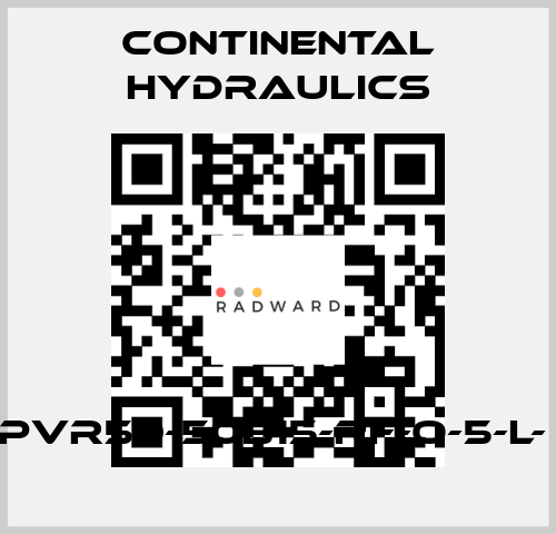 PVR50-50B15-RF-O-5-L-  Continental Hydraulics