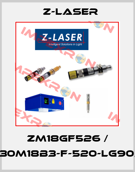 ZM18GF526 / Z30M18B3-F-520-lg90a Z-LASER