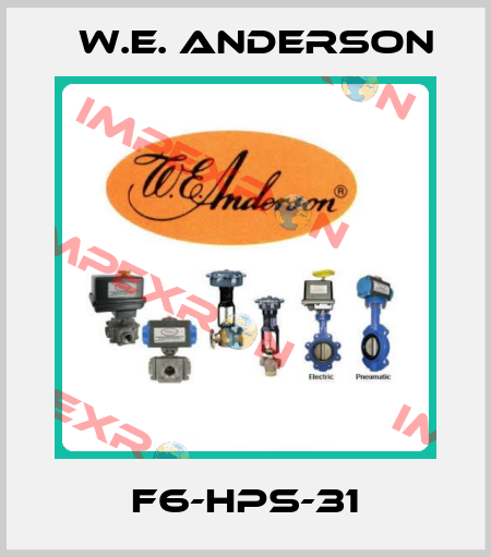 F6-HPS-31 W.E. ANDERSON