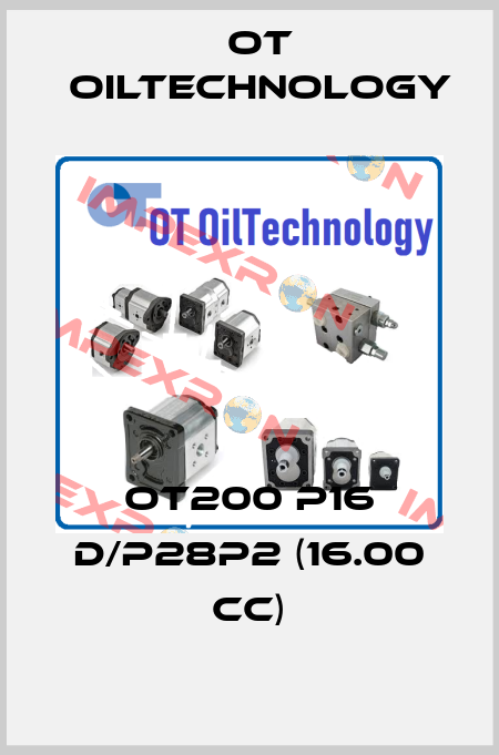 OT200 P16 D/P28P2 (16.00 cc) OT OilTechnology
