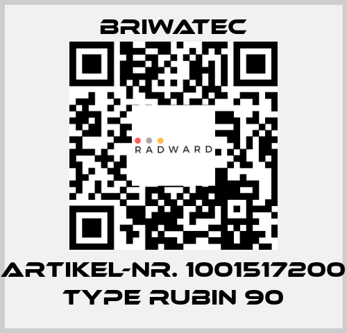 Artikel-Nr. 1001517200 Type RUBIN 90 Briwatec