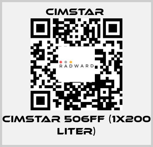 Cimstar 506FF (1x200 liter) Cimstar 