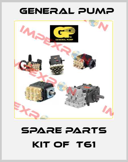 SPARE PARTS KIT of  T61 General Pump