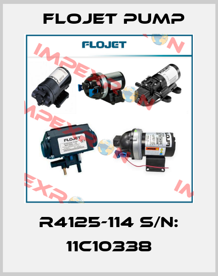 R4125-114 S/N: 11C10338 Flojet Pump