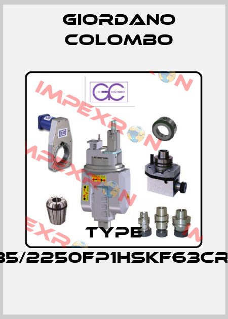 Type RC135/2250FP1HSKF63CRPDE GIORDANO COLOMBO