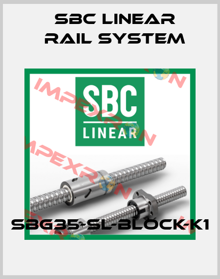 SBG35-SL-BLOCK-K1 SBC Linear Rail System