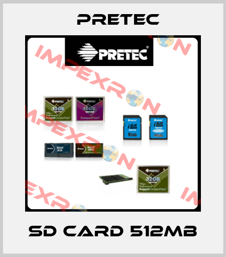 SD CARD 512MB Pretec