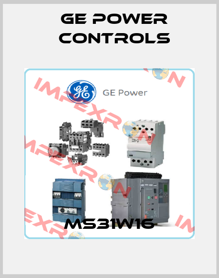 MS31W16 GE Power Controls