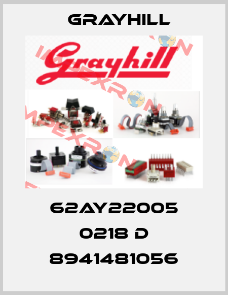 62AY22005 0218 D 8941481056 Grayhill