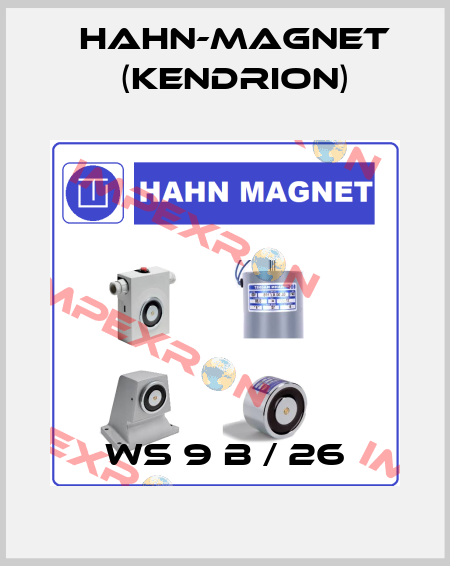 WS 9 B / 26 HAHN-MAGNET (Kendrion)