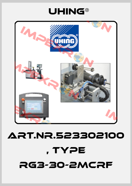 Art.Nr.523302100 , type RG3-30-2MCRF Uhing®