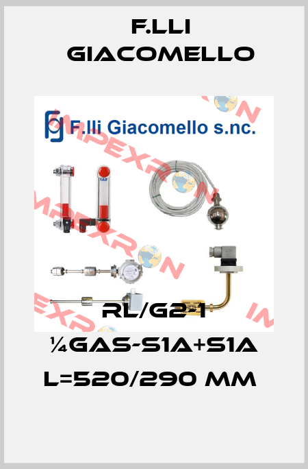 RL/G2-1 ¼GAS-S1A+S1A L=520/290 mm  Giacomello