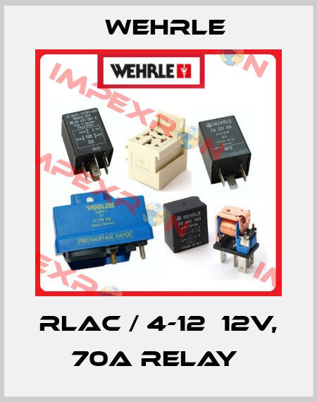 RLAC / 4-12  12V, 70A RELAY  WEHRLE