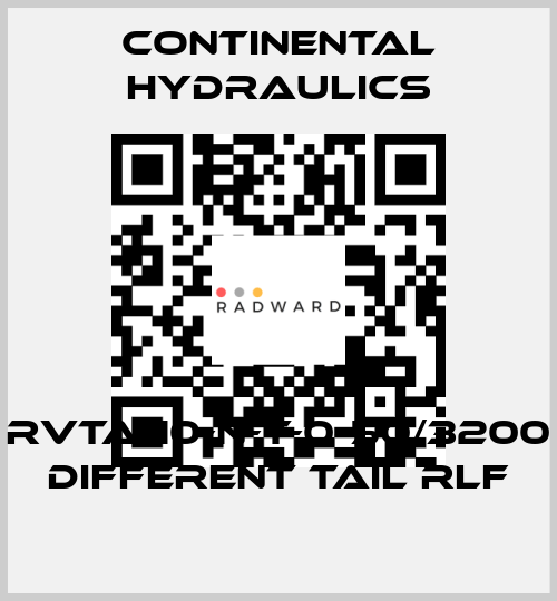 RVTA-10-N-T-0-50/3200 DIFFERENT TAIL RLF Continental Hydraulics