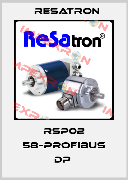 RSP02 58–PROFIBUS DP  Resatron